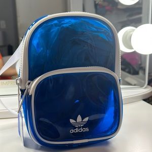 NWT Adidas Blue Tinted Clear BackPack